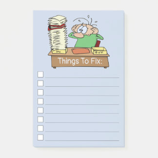 Hellste Dinge, um die Liste mit Checkboxen zu behe Post-it Klebezettel