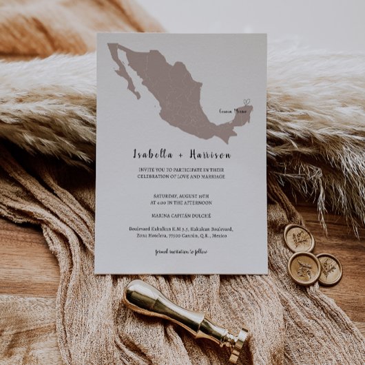 HELLSTE Mexico Hochzeitseinladung Einladung