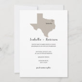 HELLSTE TEXAS Hochzeits-Einladung Einladung (Vorderseite)