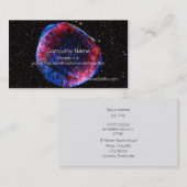 Hellstes der Supernova Raumbild überhaupt Visitenkarte (Vorne/Hinten)