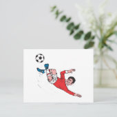 Helluva-Fußball Postkarte (Stehend Vorderseite)