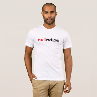 Hellvetica – 666 Bold Extended Böser Schriftschnit T-Shirt