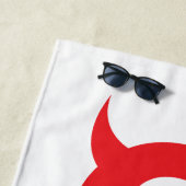 Hellvetica – Logo Strandtuch (Beispiel)