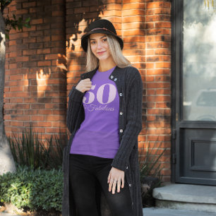 Hellviolett Nummer 50 & Fabulous T-Shirt