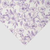 Hellviolette Chinoiserie-Decoupage Seidenpapier (Ausschnitt)