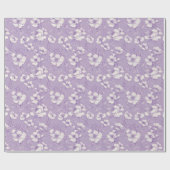 Hellviolette Chinoiserie Geschenkpapier (Flach)