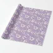 Hellviolette Chinoiserie Geschenkpapier (Ungerollt)