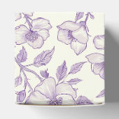 Hellviolette Chinoiserie  Geschenkschachtel (Oben)