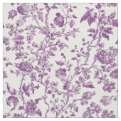 Hellviolette Floral Toile Stoff (Muster)