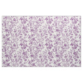 Hellviolette Floral Toile Stoff (Fat Quarter (45,7 x 55,9 cm))