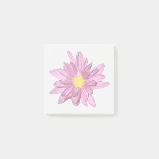 Hellviolette Gerbera-Haftnotizen Post-it Klebezettel (Vorderseite)