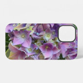 Hellviolette Hortensie iPhone Hülle (Rückseite (Horizontal))