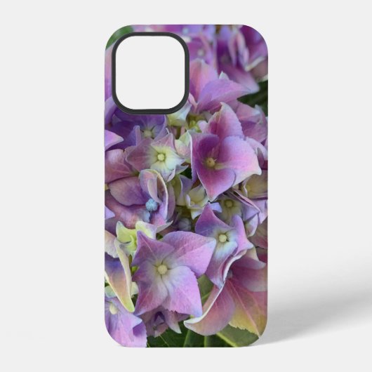 Hellviolette Hortensie iPhone Hülle (Rückseite)