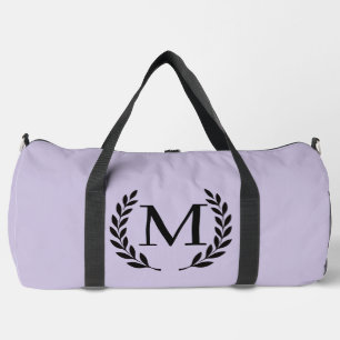 Hellviolette Monogramm-Fitness-Tasche Duffle Bag
