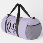 Hellviolette Monogramm-Fitness-Tasche Duffle Bag (Rechte Ecke)