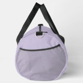 Hellviolette Monogramm-Fitness-Tasche Duffle Bag (Rechts)