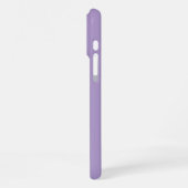 Hellviolette Monogramm Namen Coole Geschenke Party iPhone Hülle (Linke Seite)