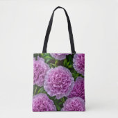 Hellviolette Nelken-Tasche Tasche (Vorderseite)