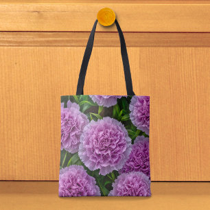 Hellviolette Nelken-Tasche Tasche