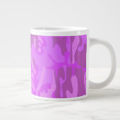 Hellviolette Tarnung Jumbo-Tasse (Rechts)