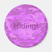 Hellviolette Tarnung Magnet (Vorne)