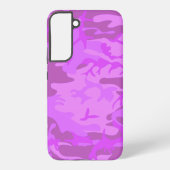 Hellviolette Tarnung Samsung Galaxy Hülle (Rückseite)