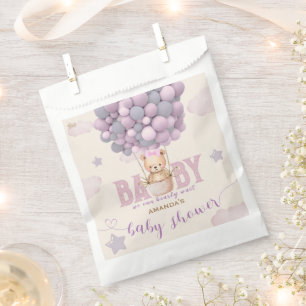 Hellviolette Veilchen-Babymädchen-Party Geschenktütchen