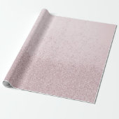 Hellvioletter Kunstglitter Geschenkpapier (Ungerollt)