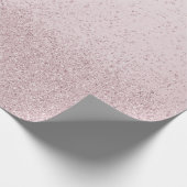 Hellvioletter Kunstglitter Geschenkpapier (Ecke)