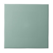 Hellweiches Pastell-Hell-Sage-Teal-Grün Farbe Fliese (Vorderseite)