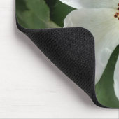 hellweiße Blume Mousepad (Ecke)