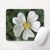 hellweiße Blume Mousepad (Mit Mouse)
