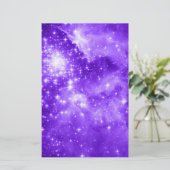 Hellweiße und violette Lila Sterne - Celestie (Stehend Vorderseite)