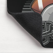 Helm der personalisierten Fußballmannschaft Mousepad (Ecke)