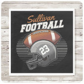 Helm der personalisierten Fußballmannschaft Serviette