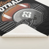 Helm der personalisierten Fußballmannschaft Sherpadecke (3/4)