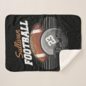 Helm der personalisierten Fußballmannschaft Sherpadecke (Vorderseite (Horizontal))