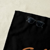 Helm der personalisierten Fußballmannschaft Strandtuch (Beispiel)