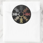 Helm des Bärenstolzes Runder Aufkleber (Tasche)