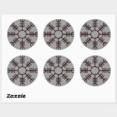 Helm des Red Glow Sticker (Blatt)