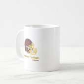 Helm für den amerikanischen Fußball Kaffeetasse (Vorderseite Links)