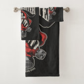 Helm für personalisierte Feuerwehrmaske Badhandtuch Set (Insitu)