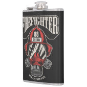 Helm für personalisierte Feuerwehrmaske  Flachmann (Links)