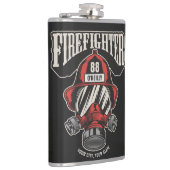 Helm für personalisierte Feuerwehrmaske  Flachmann (Rechts)