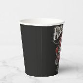 Helm für personalisierte Feuerwehrmaske Pappbecher (Rechts)