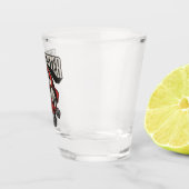 Helm für personalisierte Feuerwehrmaske Schnapsglas (Rechts)