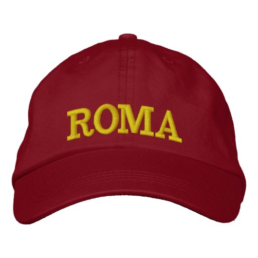 Helm für Rom Bestickte Baseballkappe (Vorderseite)