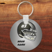 Helm für Schwarz und Silber Schlüsselanhänger (Vorderseite)