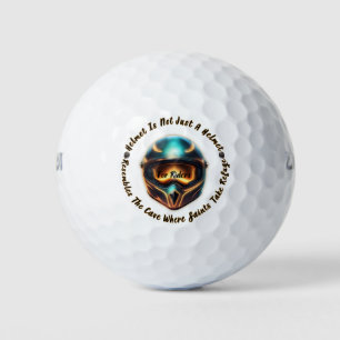 Helm gleicht nicht nur der Höhle 1 Golfball