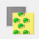 Helm Magnet (Vorderseite/Rückseite)